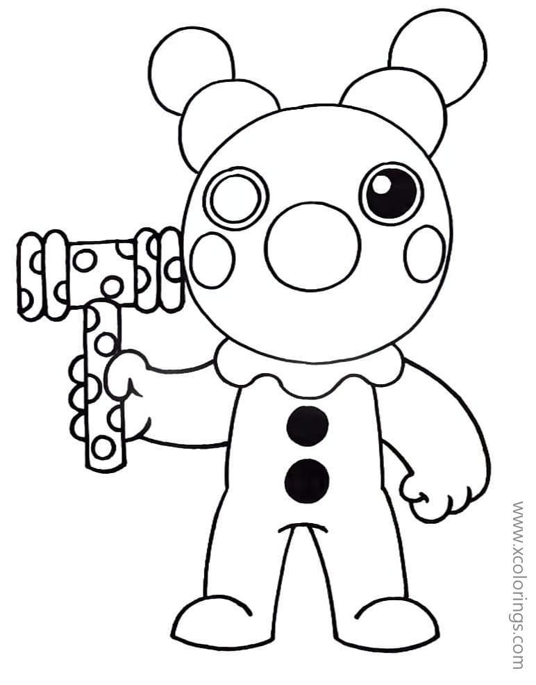 34+ Trendy Piggy Printable Coloring Pages Simple