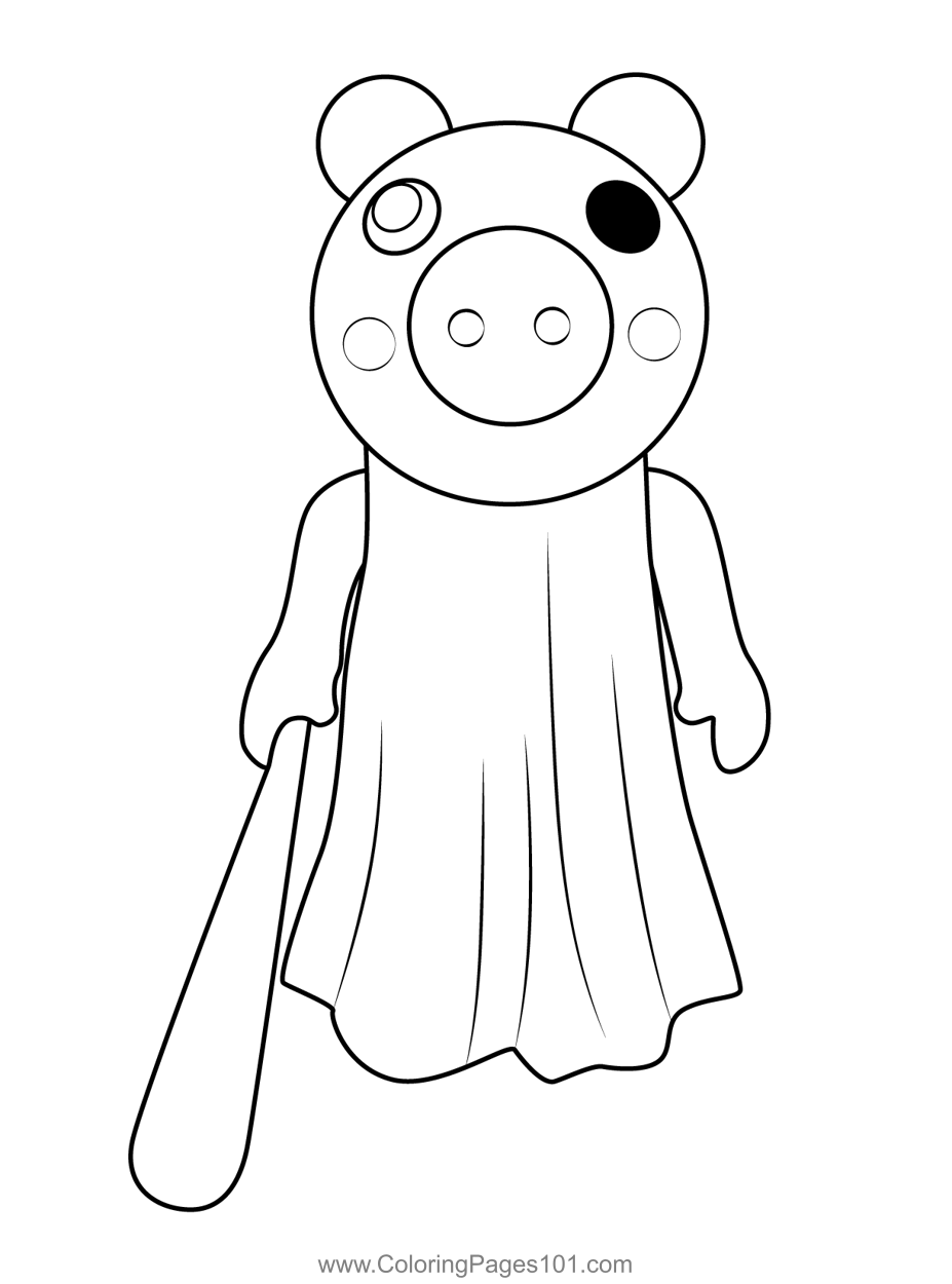 45+ Adorable Piggy Printable Coloring Pages Easy