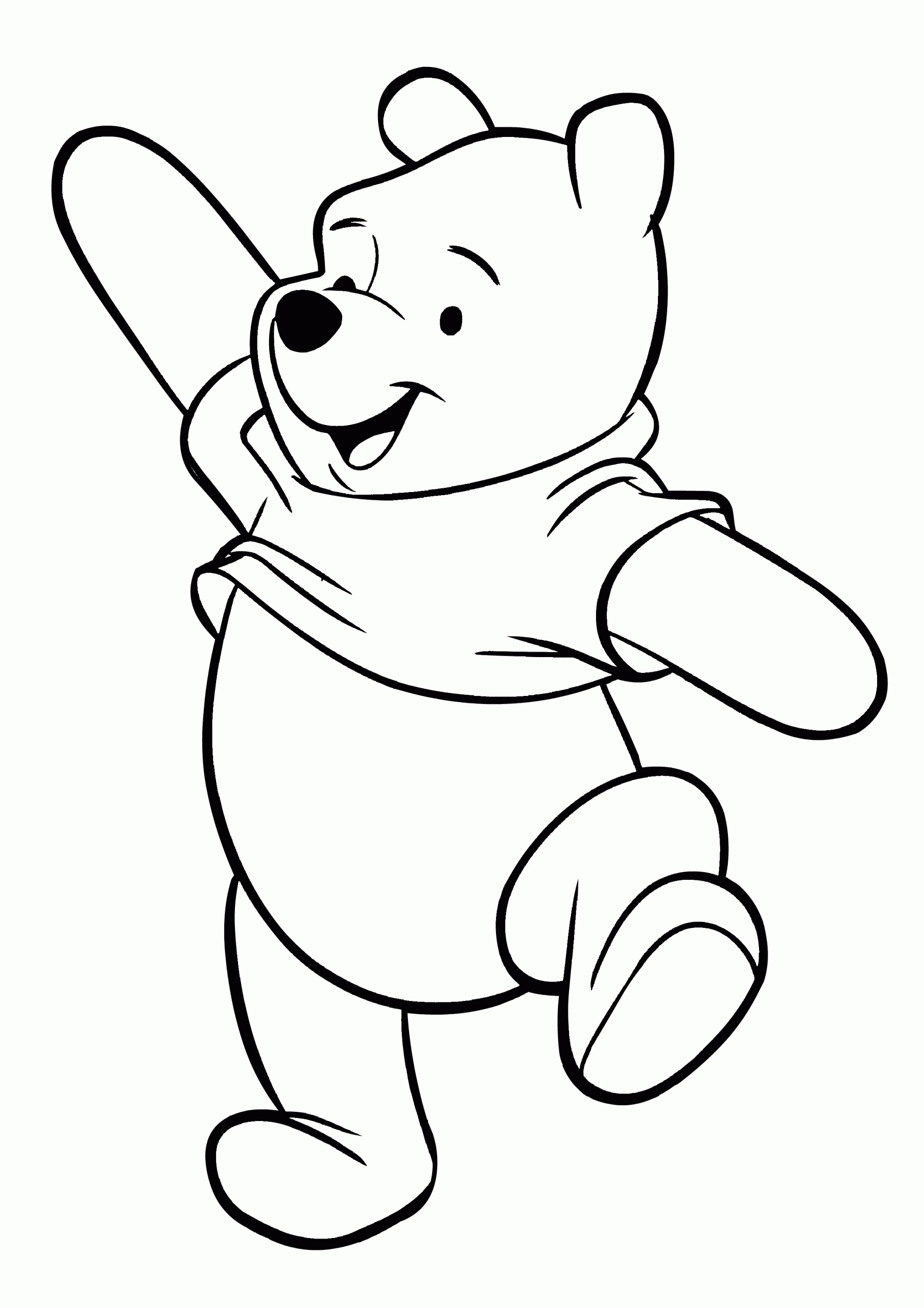 38+ Inspiring Baby Pooh Bear Coloring Pages Realistic