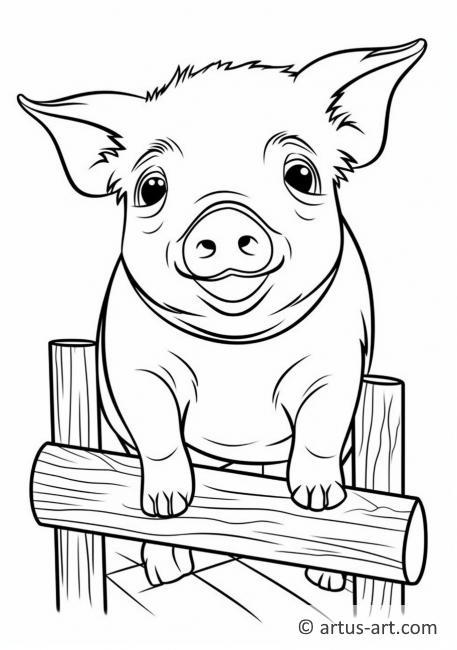 43+ Interactive Christmas Pig Coloring Pages Realistic