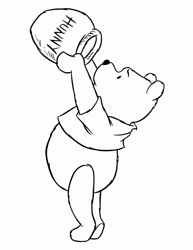 31+ Inspiring Baby Winnie Pooh Coloring Pages for Educational