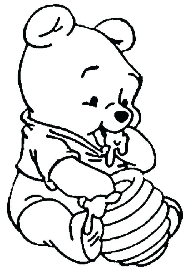 44+ Whimsical Baby Pooh Bear Coloring Pages Inspirational