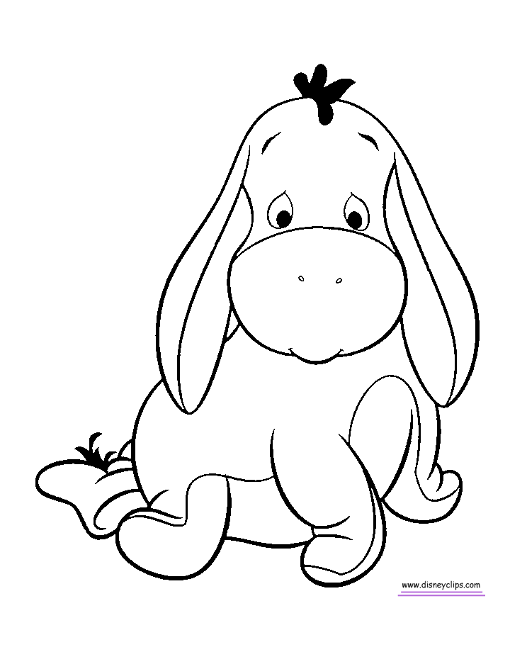 baby eeyore coloring gif jpg