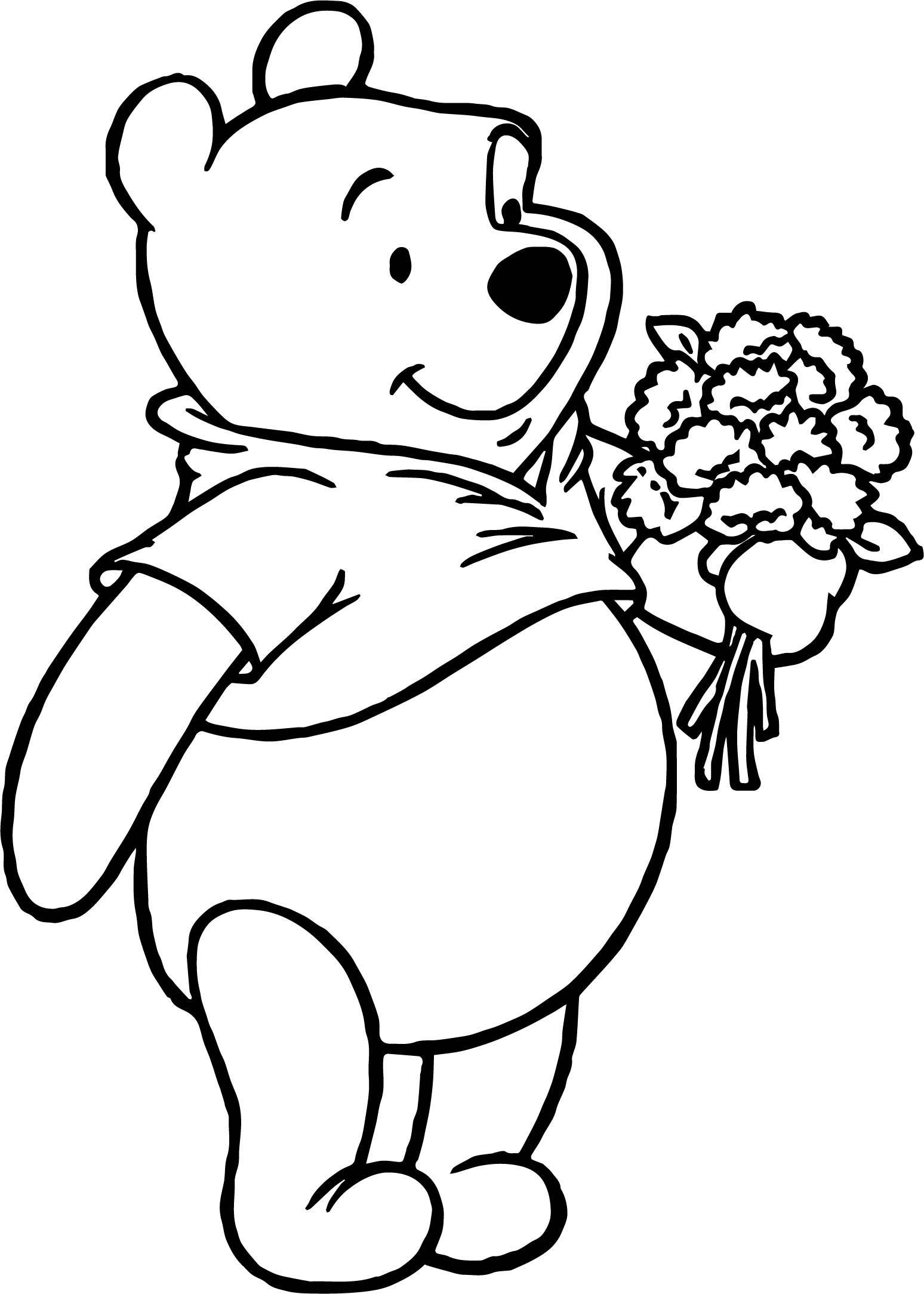 30+ The Best Baby Pooh Bear Coloring Pages Realistic