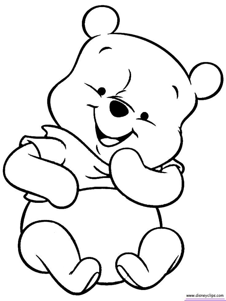 50+ Adorable Baby Pooh Bear Coloring Pages Free Printable