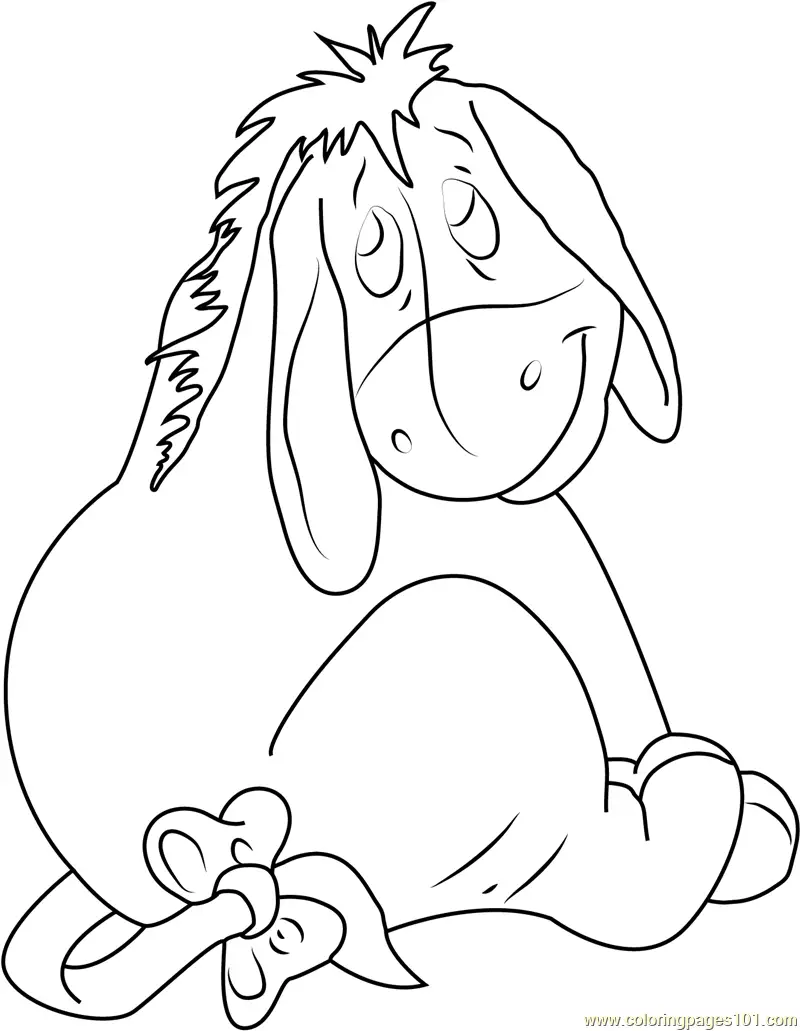 eeyore looking back coloring page webp jpg