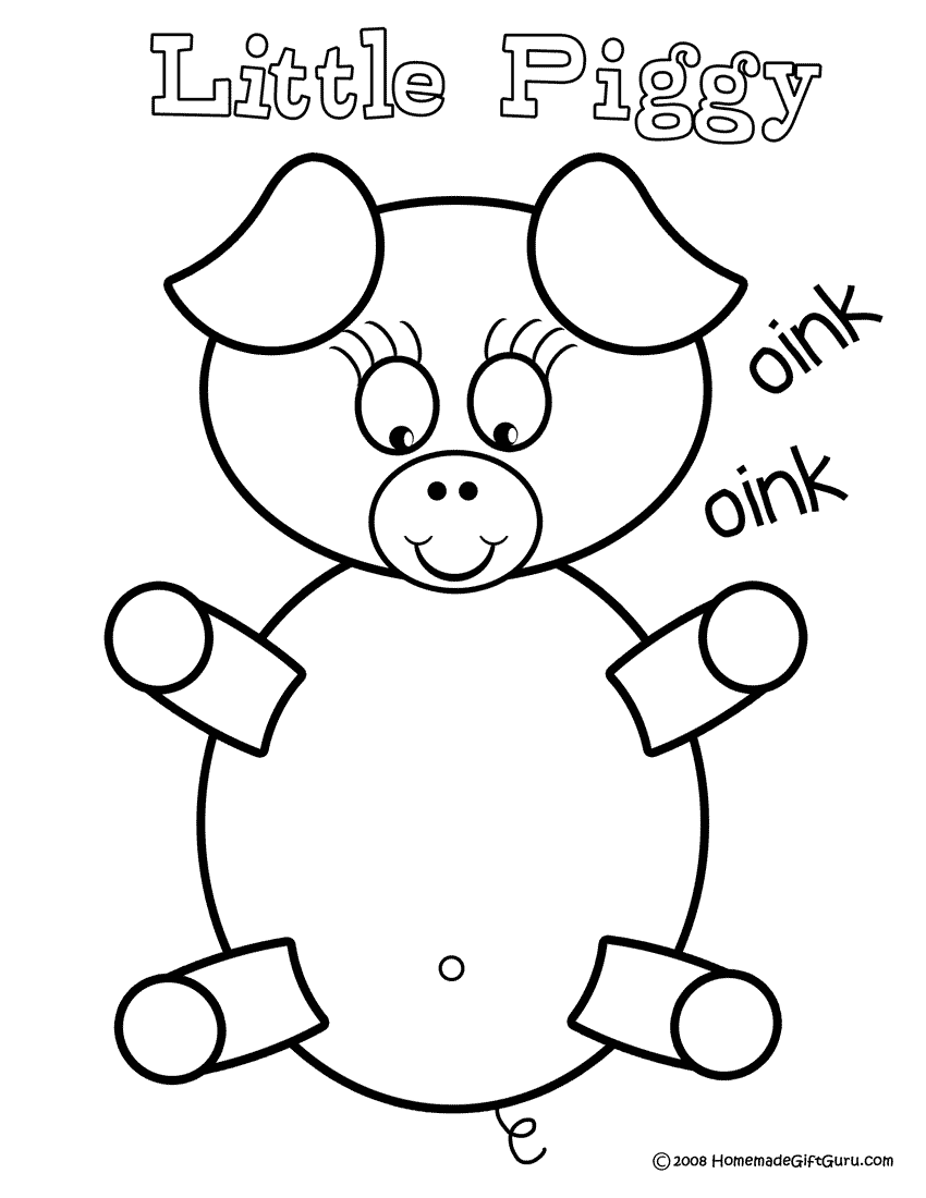 45+ Aesthetic Easy Pig Coloring Pages Aesthetic