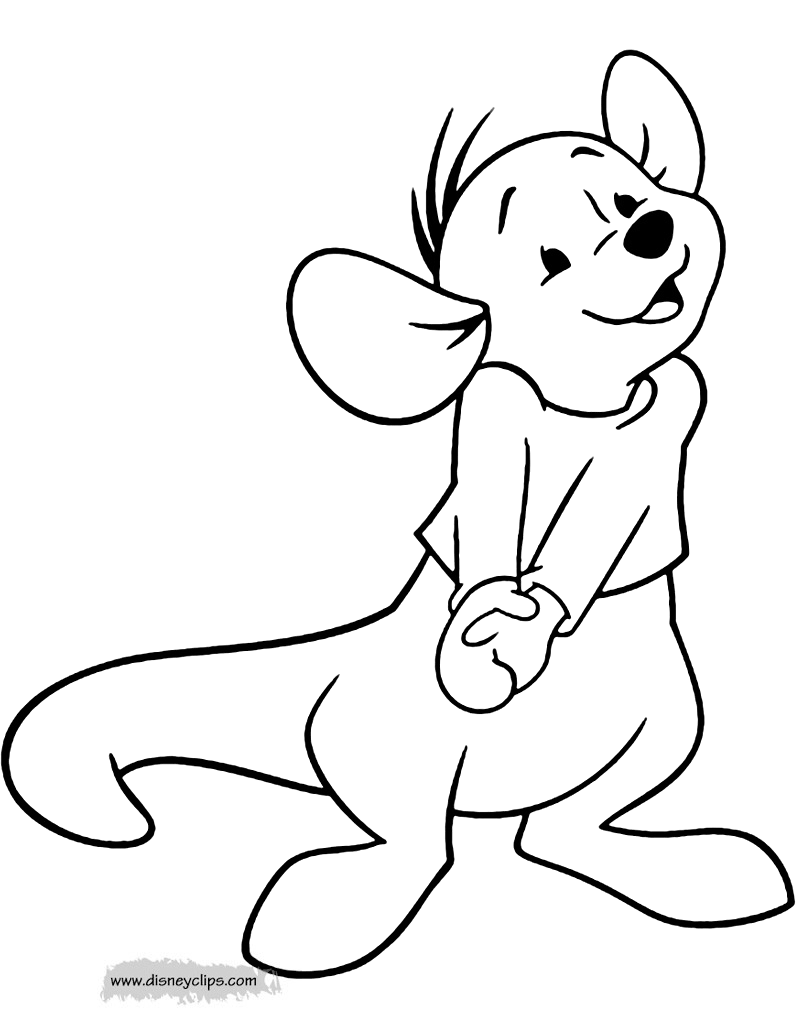 48+ Engaging Baby Winnie Pooh Coloring Pages PDF Printable