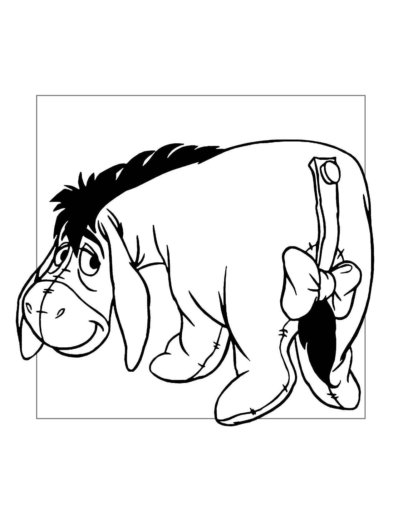 sweet eeyore coloring page png jpg