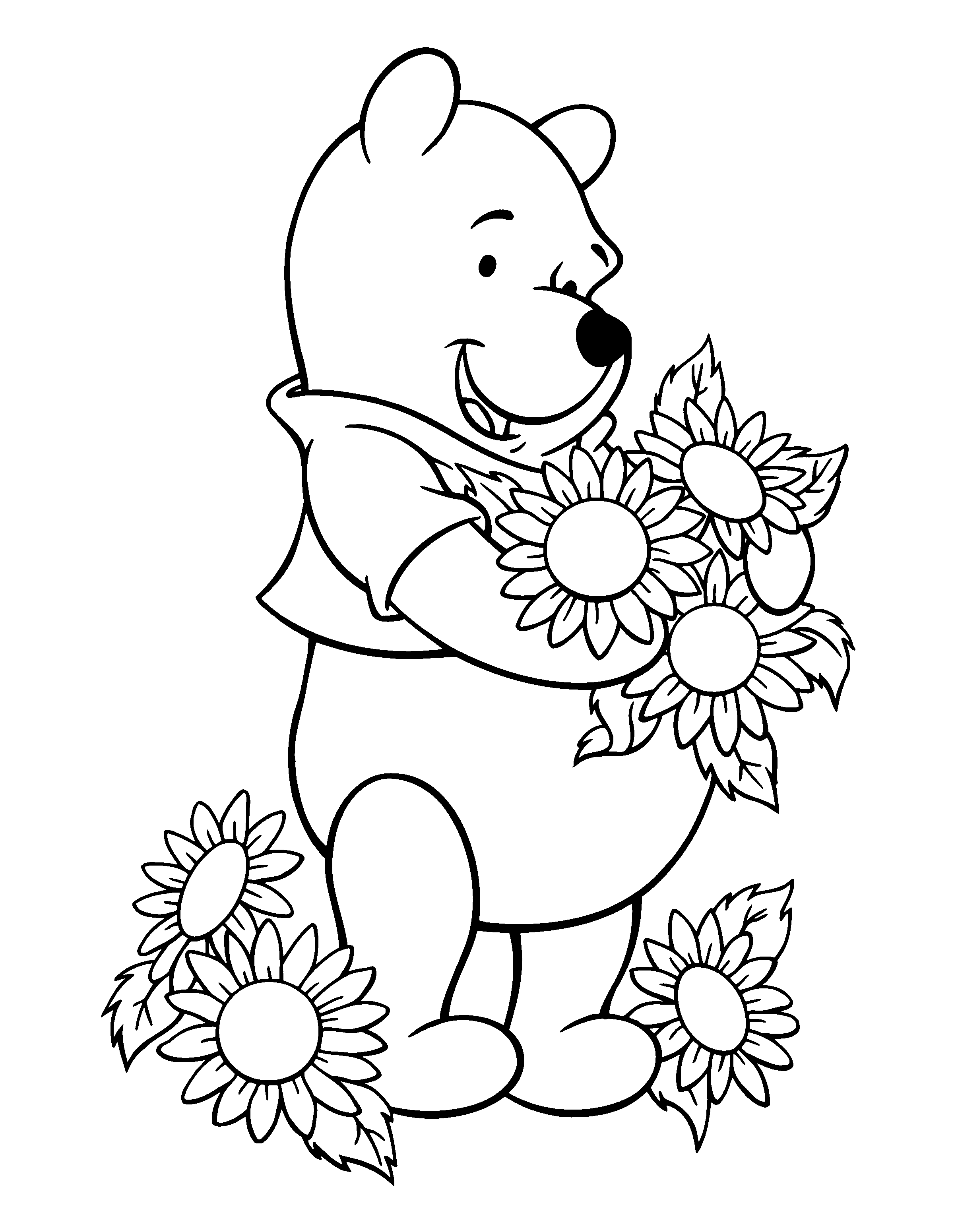 47+ Lovely Baby Pooh Bear Coloring Pages Aesthetic