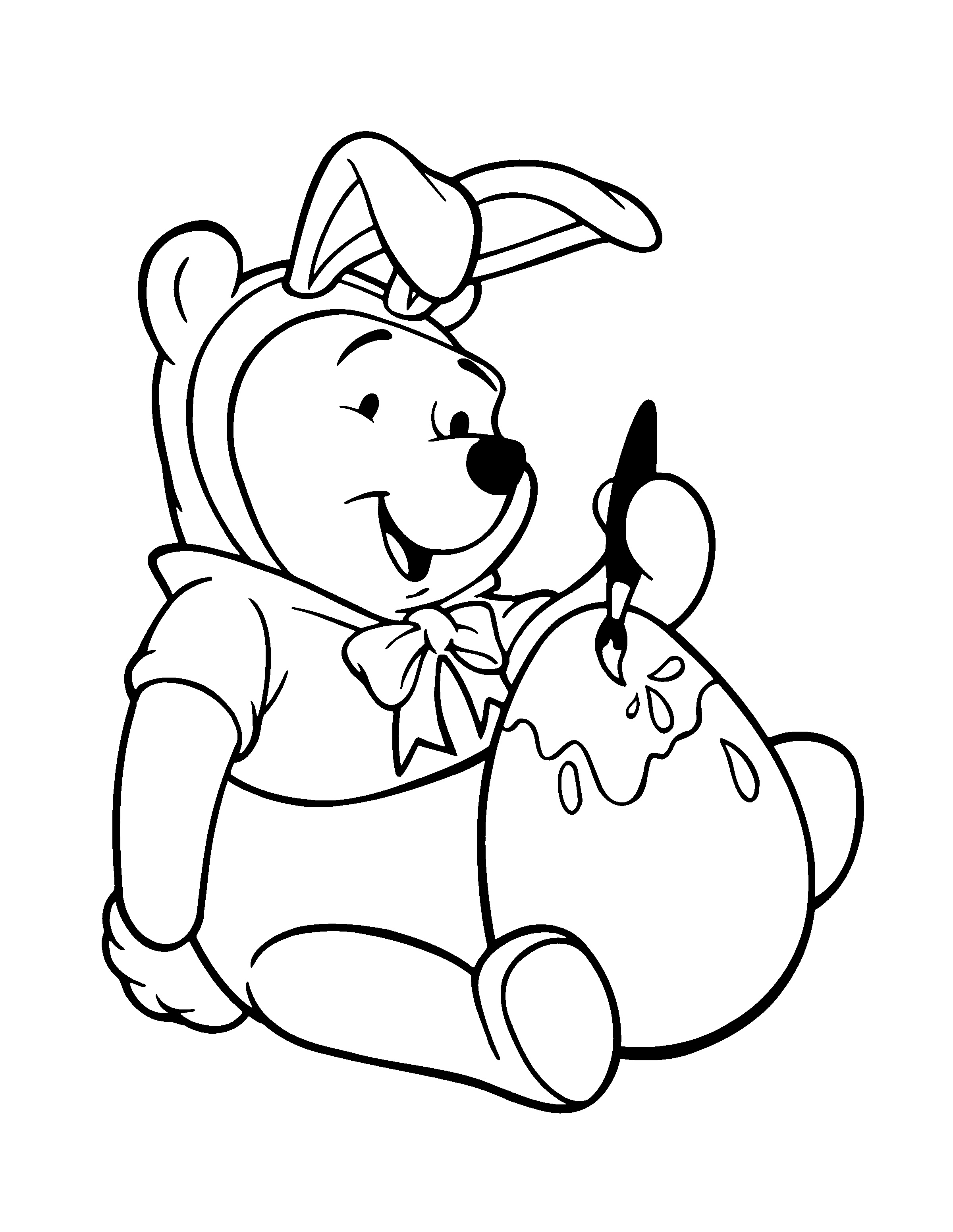 42+ Fun Baby Winnie Pooh Coloring Pages for Kids