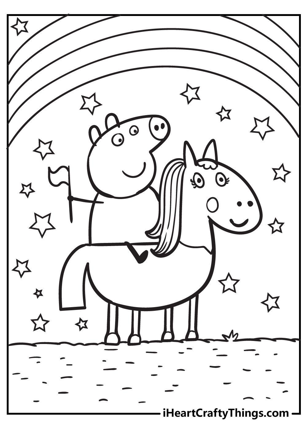 30+ Download Unicorn Pig Coloring Pages Colored