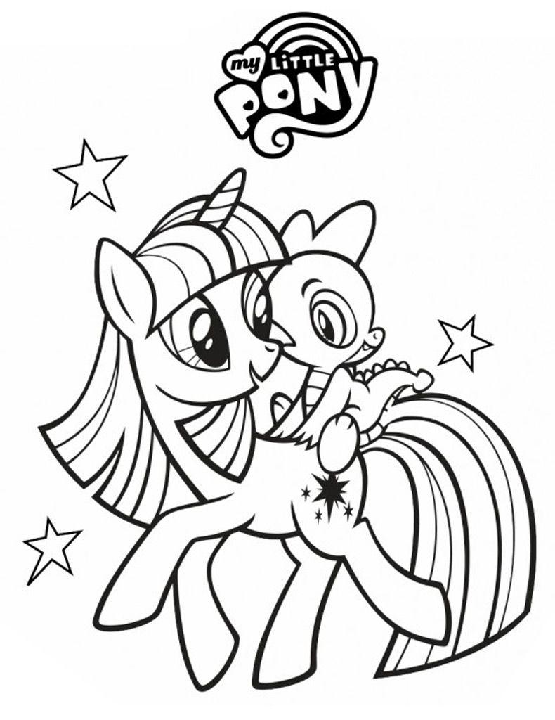 30+ Free Cartoon Coloring Pages My Little Pony PDF Printable