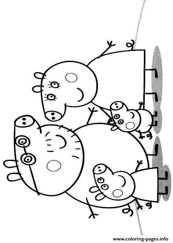 41+ Top Pig Family Coloring Pages for Adult