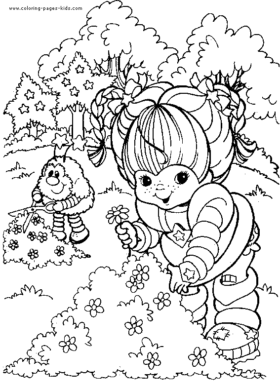 42+ Unique Rainbow Brite Coloring Pages Cartoon Characters Line Art