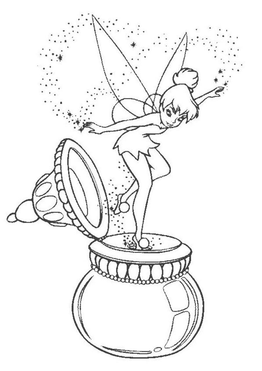 10 Magical Tinkerbell Coloring Pages for Fairy Fans