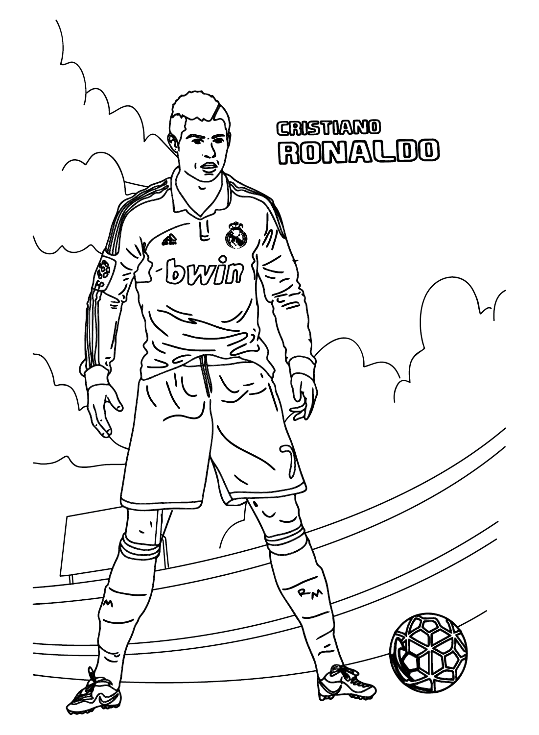 50+ Printable Coloring Pages for Kids Ronaldo Books