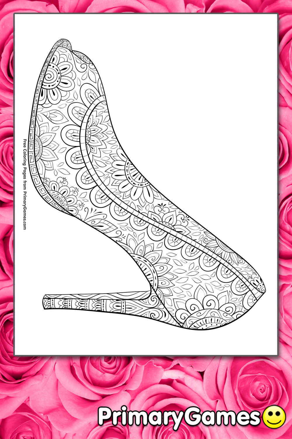 31+ Best of High Heel Shoe Coloring Pages Book Pages