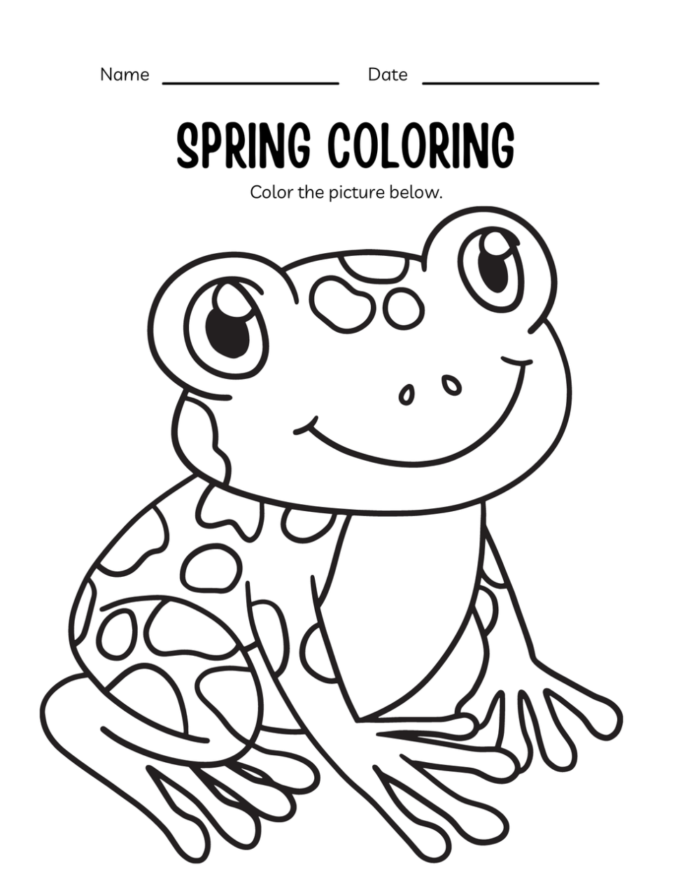 10 Fun Spring Coloring Pages for Seasonal Joy and Creativity