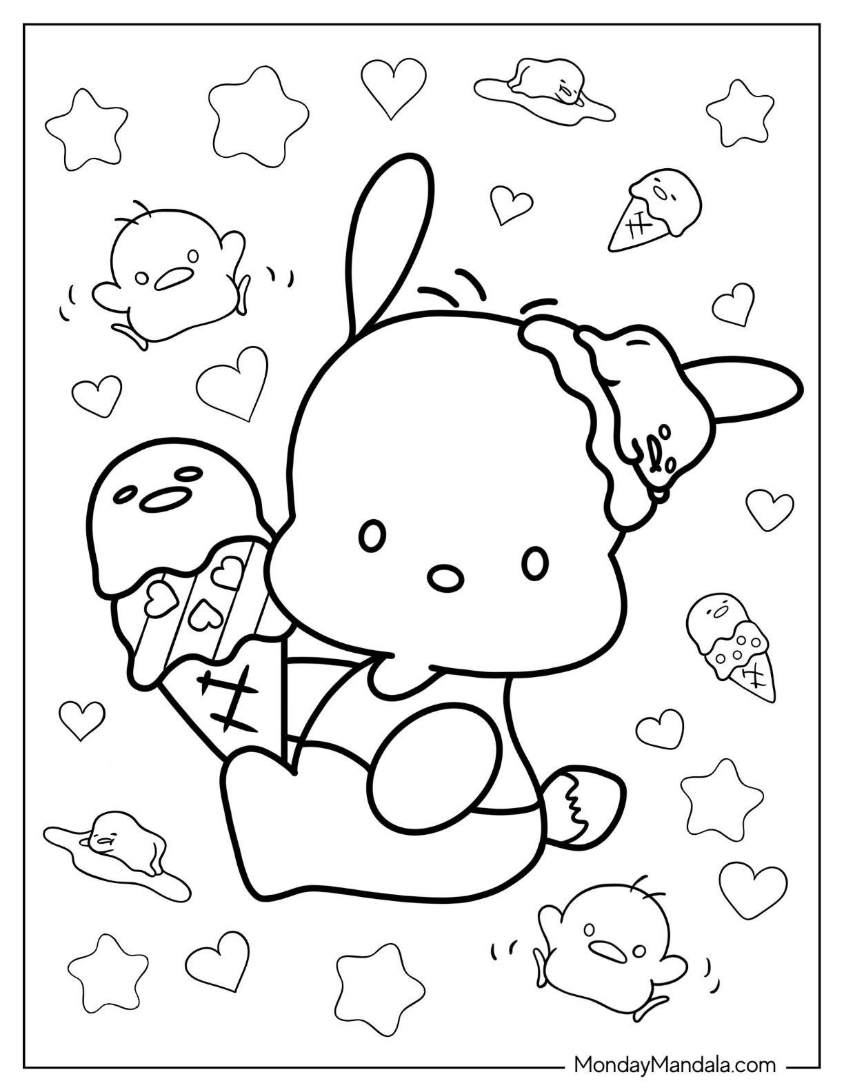 36+ Unique Sanrio Coloring Sheets Line Art