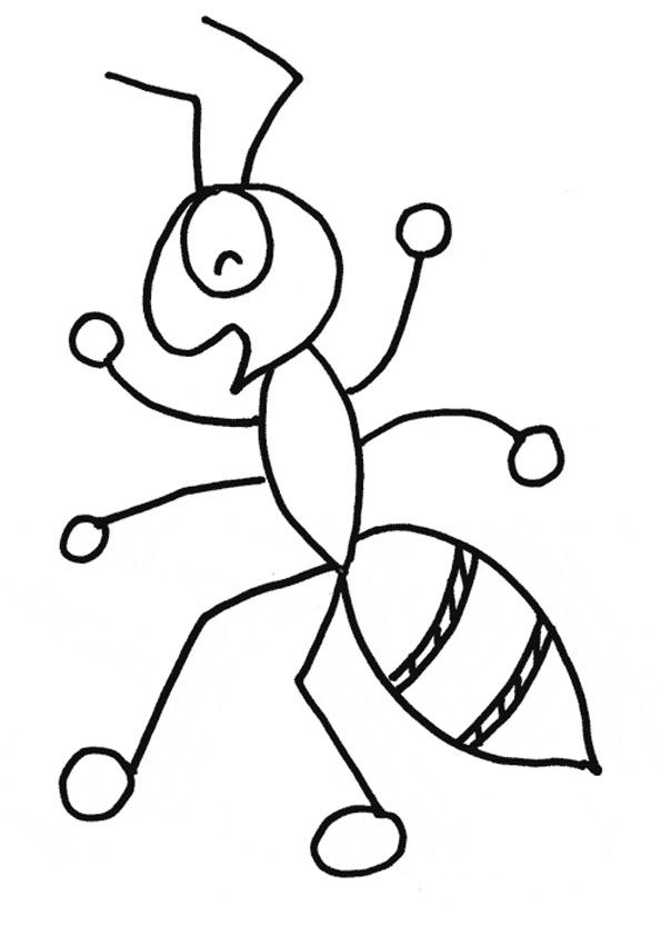 47+ Download Cute Ant Coloring Pages Sketch