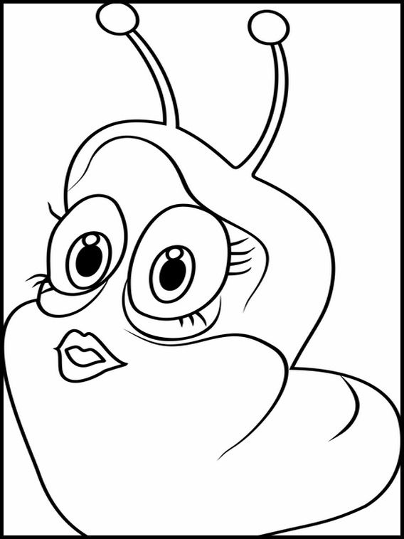 10 Hilarious Larva Cartoon Coloring Pages That Will Make You Chuckle