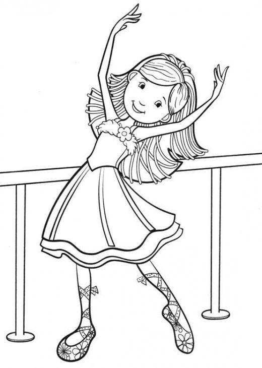 39+ Unique Cute Dance Coloring Pages PDF Printable