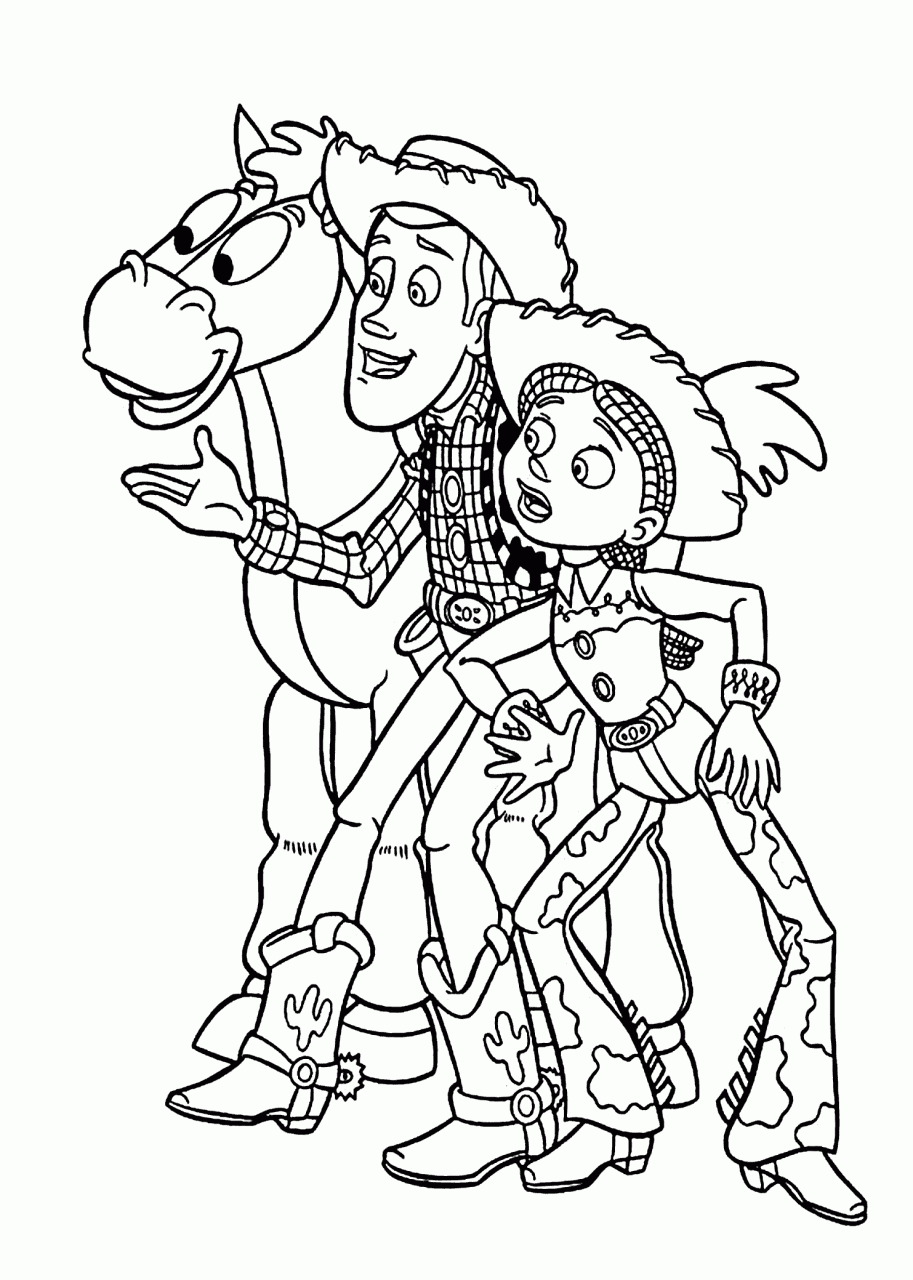 10 Fun Cartoon Coloring Pages Toy Story to Print