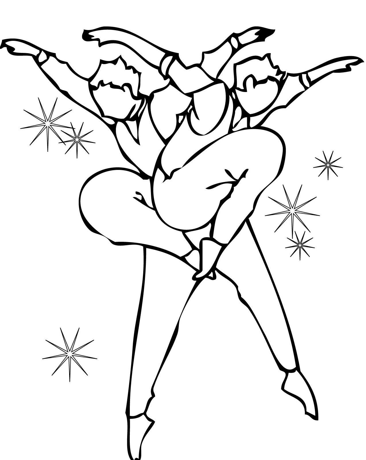 49+ Free Cute Dance Coloring Pages for Adult