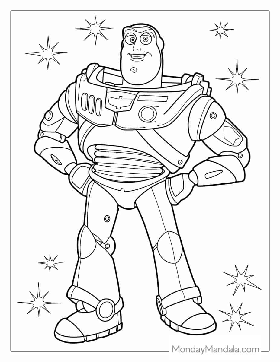 10 Fun Cartoon Coloring Pages Toy Story to Print