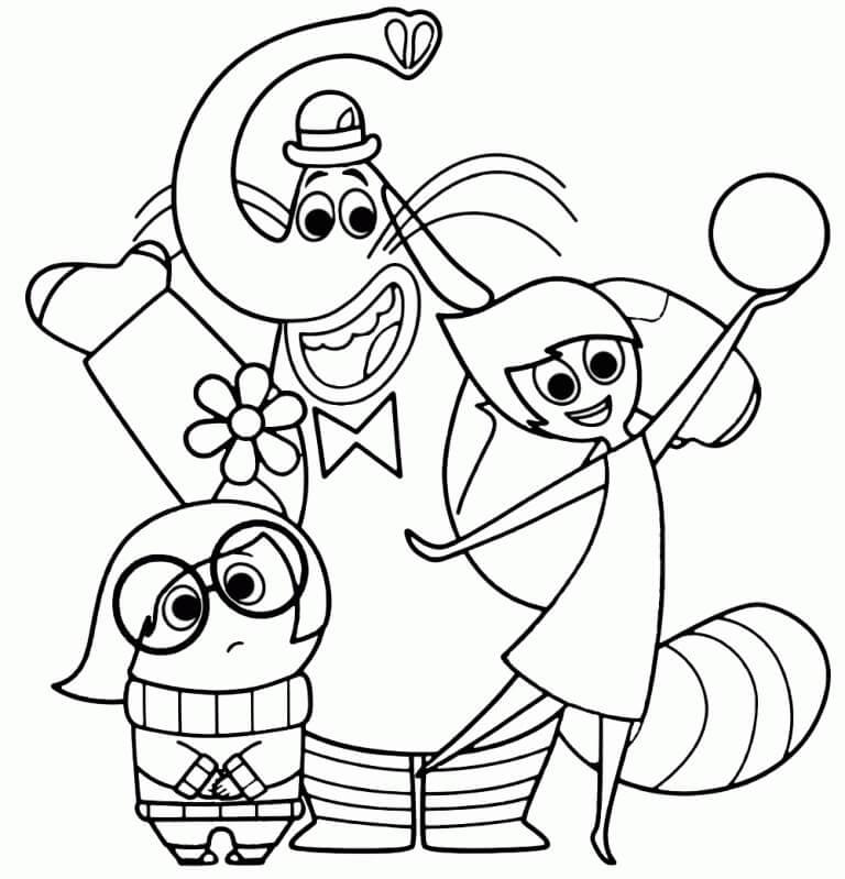 49+ Best of Joy from Inside Out Coloring Pages for Adult