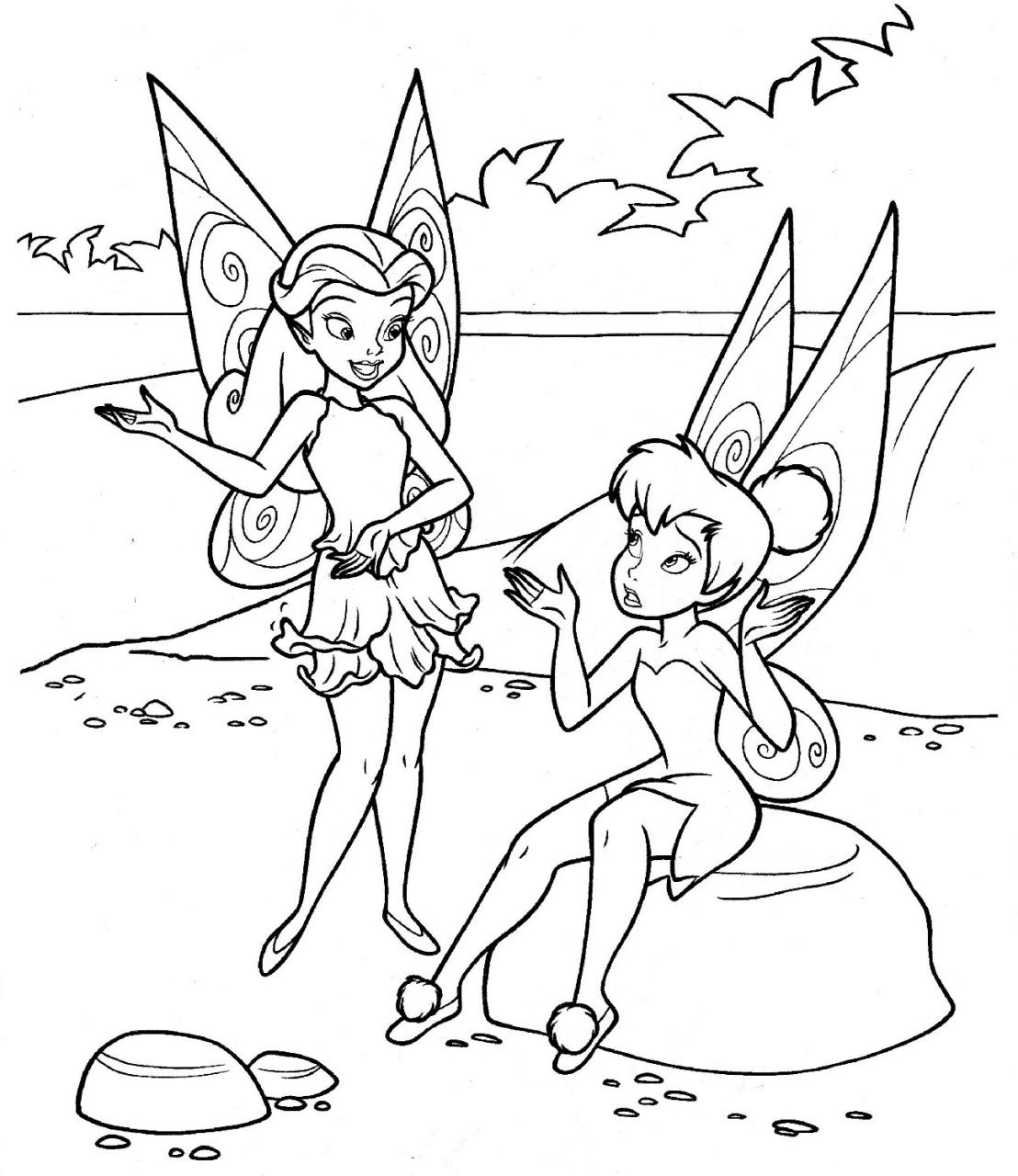 10 Magical Tinkerbell Coloring Pages for Fairy Fans