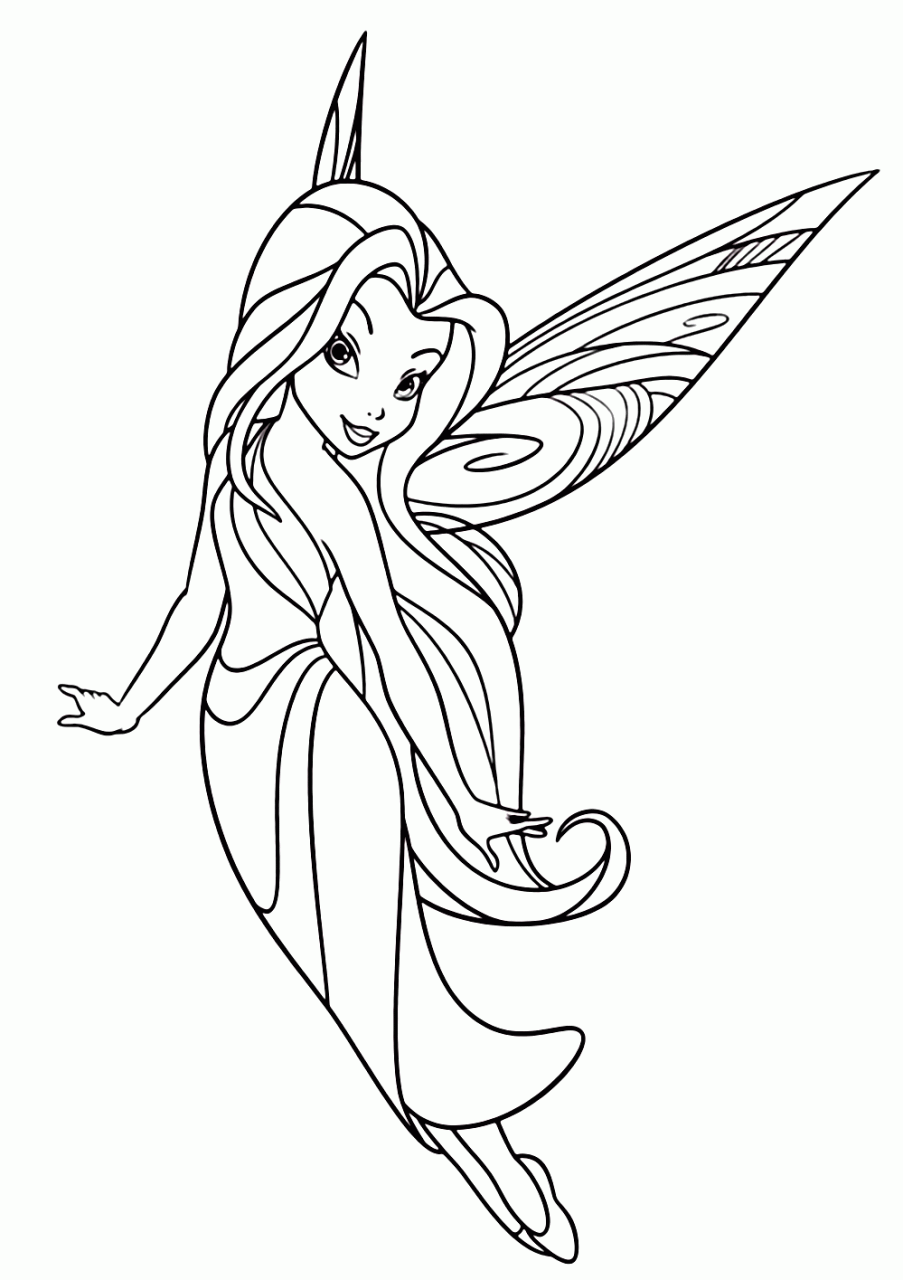 10 Magical Tinkerbell Coloring Pages for Fairy Fans