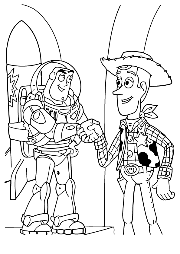 10 Fun Cartoon Coloring Pages Toy Story to Print