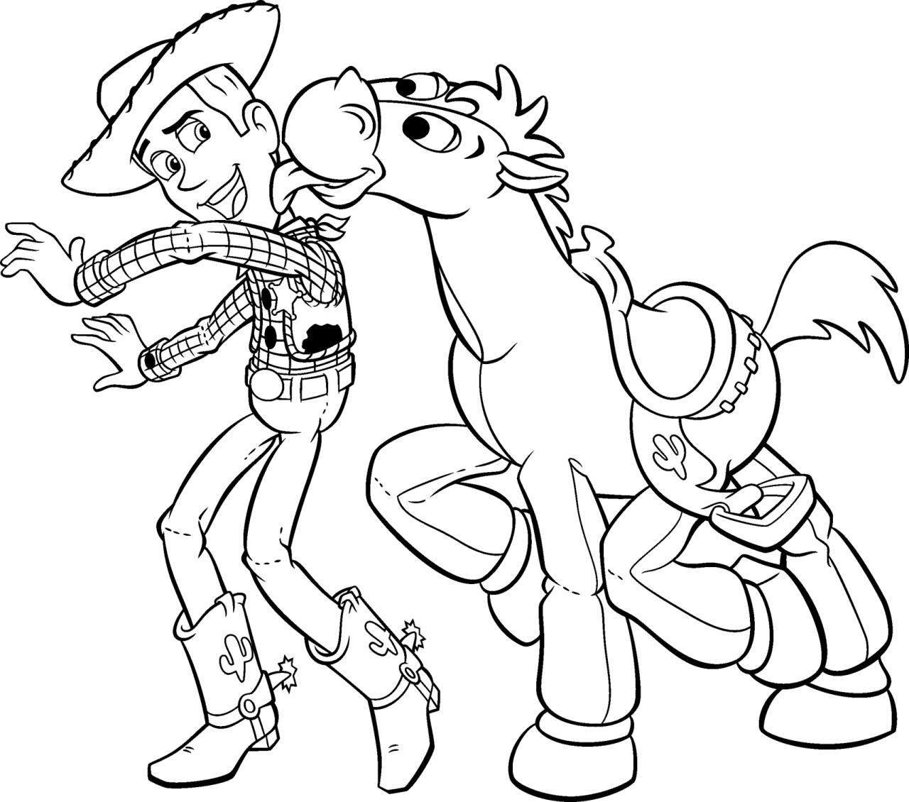 10 Fun Cartoon Coloring Pages Toy Story to Print