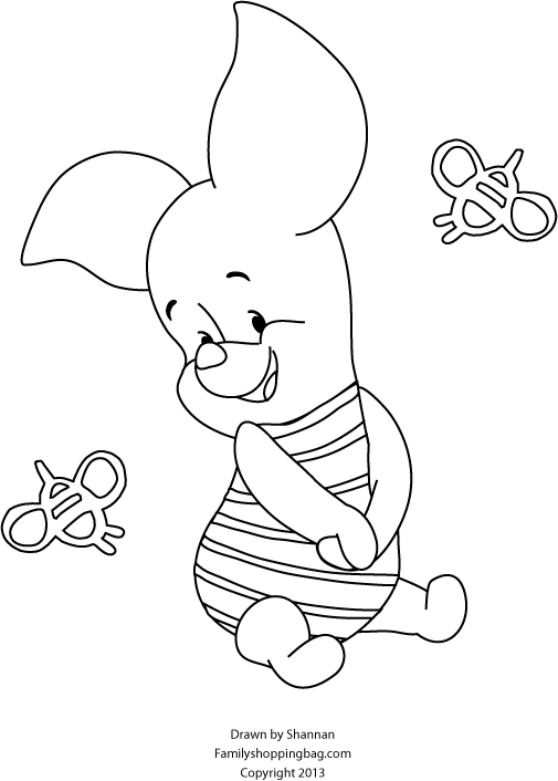 47+ Unique Piglet Coloring Pages for Kids