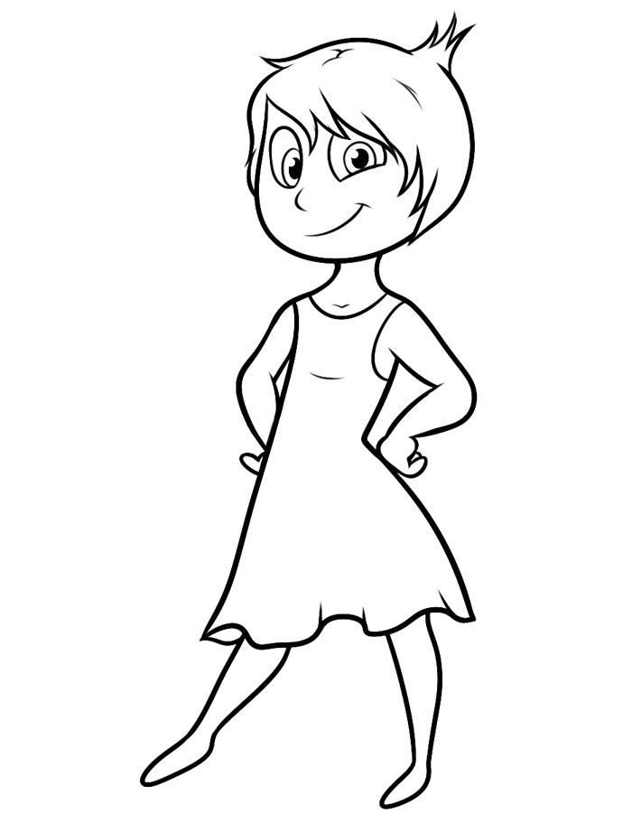 36+ Top Joy from Inside Out Coloring Pages Sheets Printables