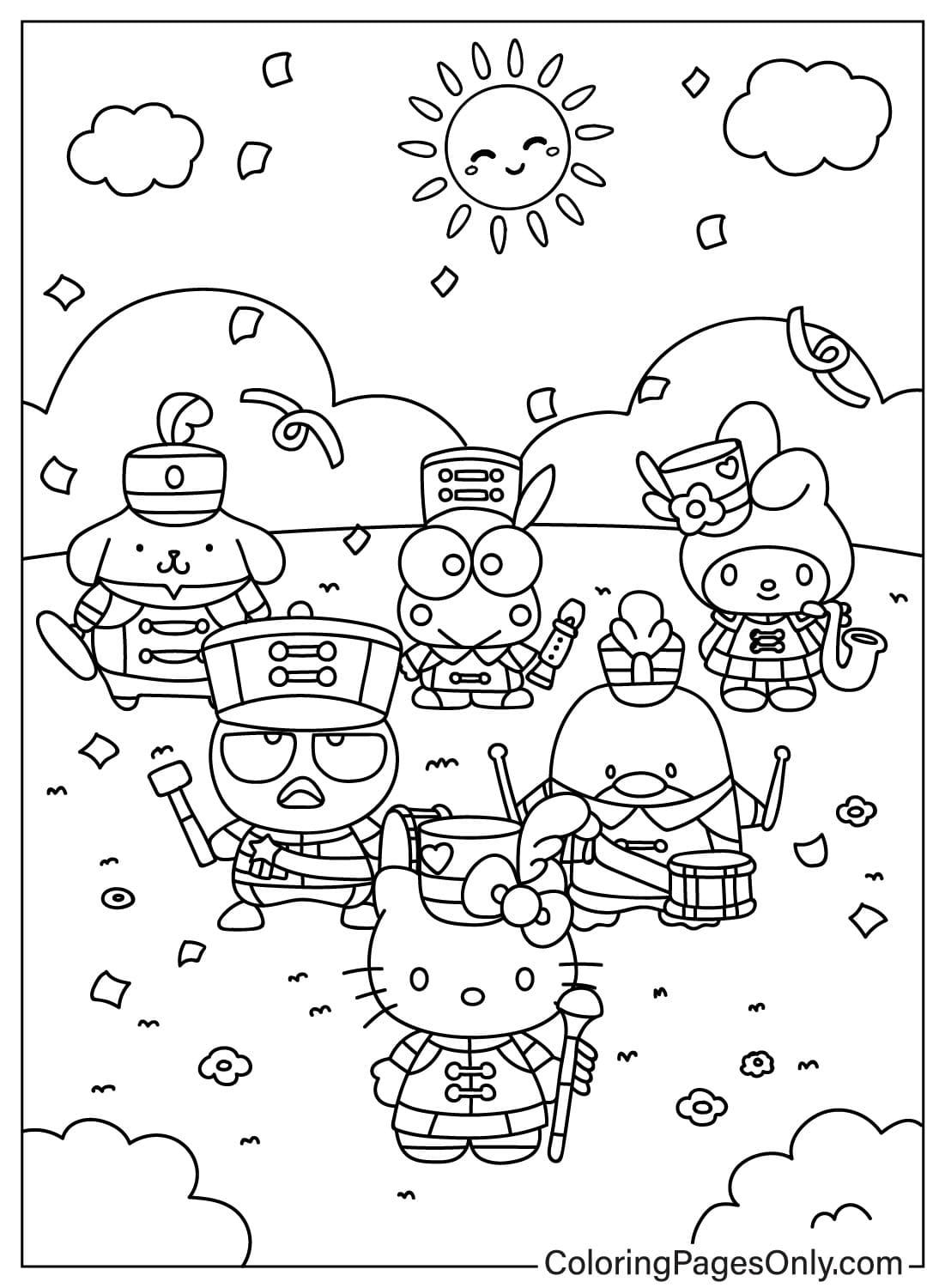 34+ Free Cartoon Coloring Pages Sanrio Book Pages