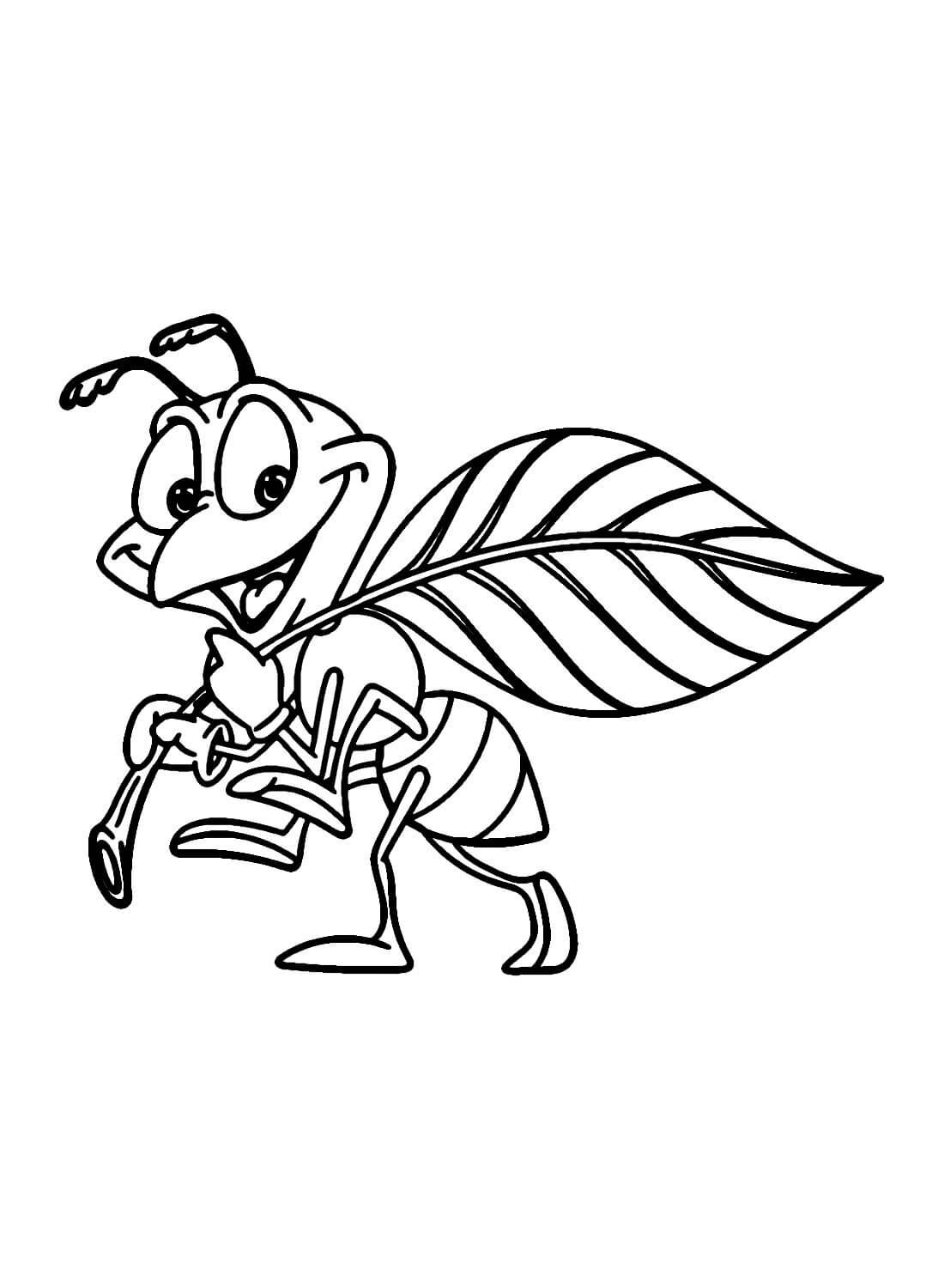 40+ Free Cute Ant Coloring Pages Line Art