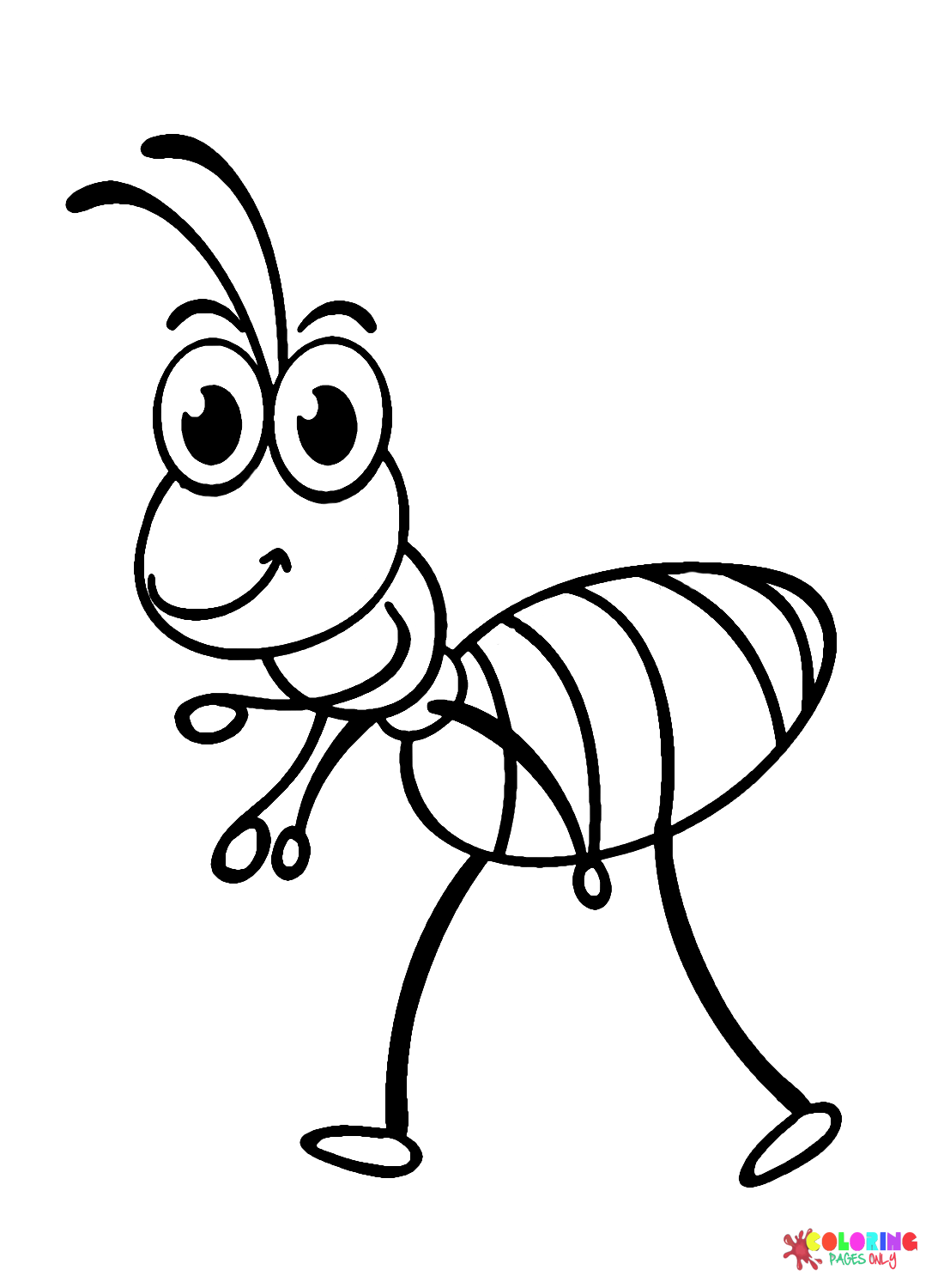 30+ Best of Cute Ant Coloring Pages Sheets Printables