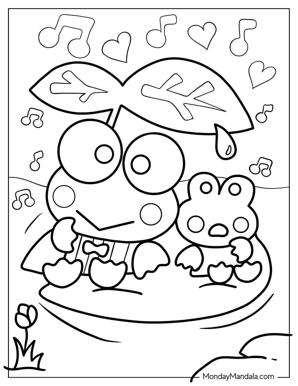 43+ Best of Cartoon Coloring Pages Sanrio Sketch