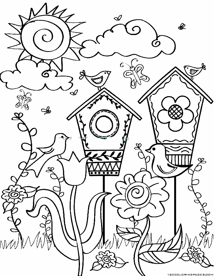 10 Fun Spring Coloring Pages for Seasonal Joy and Creativity