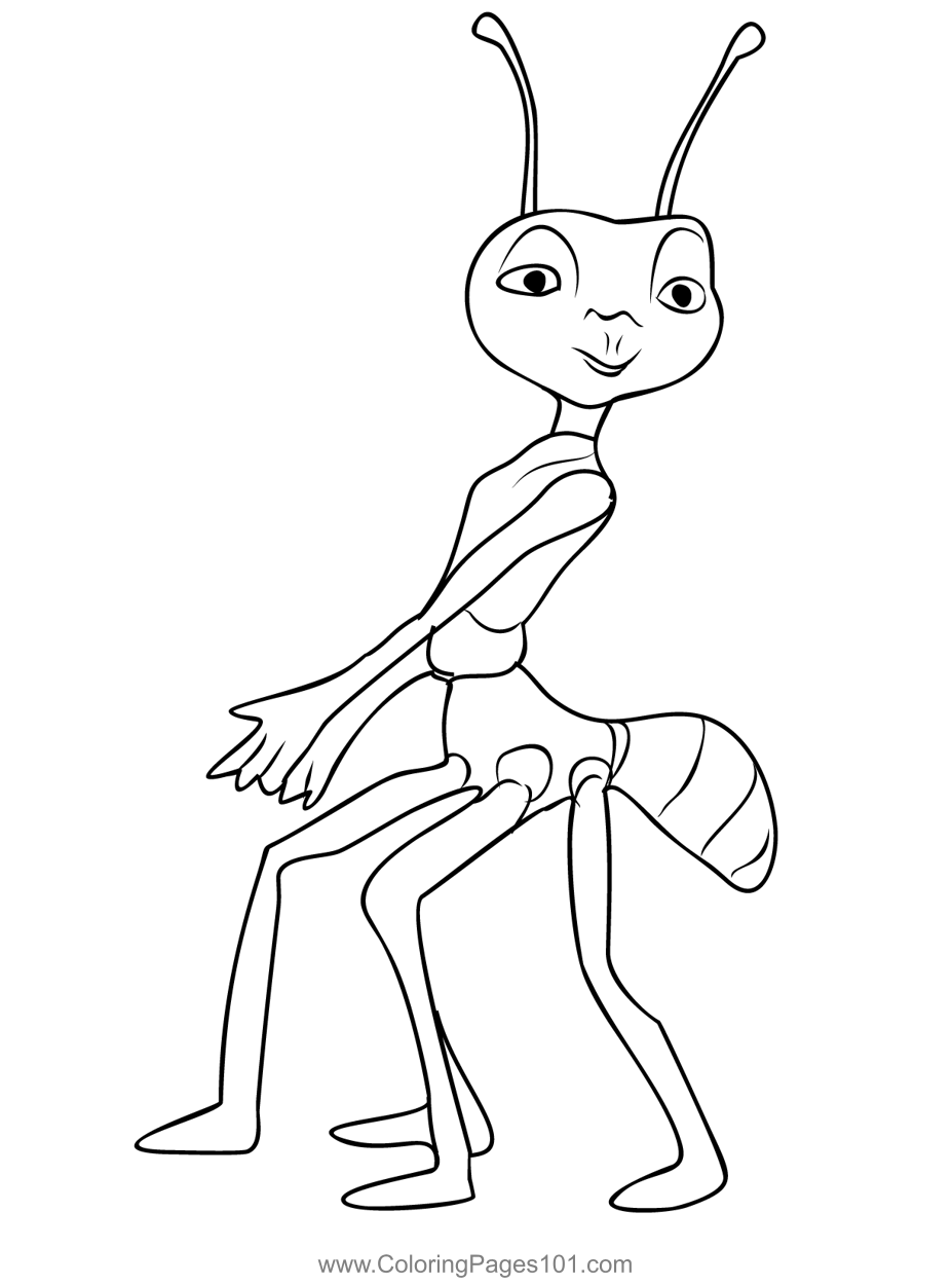 45+ Best of Cute Ant Coloring Pages Free Printable