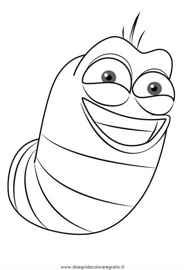 10 Hilarious Larva Cartoon Coloring Pages That Will Make You Chuckle