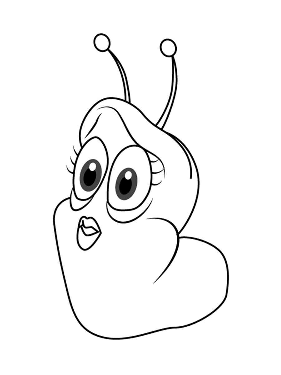 10 Hilarious Larva Cartoon Coloring Pages That Will Make You Chuckle