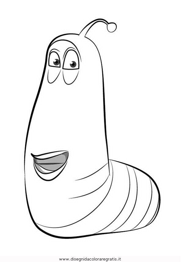 10 Hilarious Larva Cartoon Coloring Pages That Will Make You Chuckle