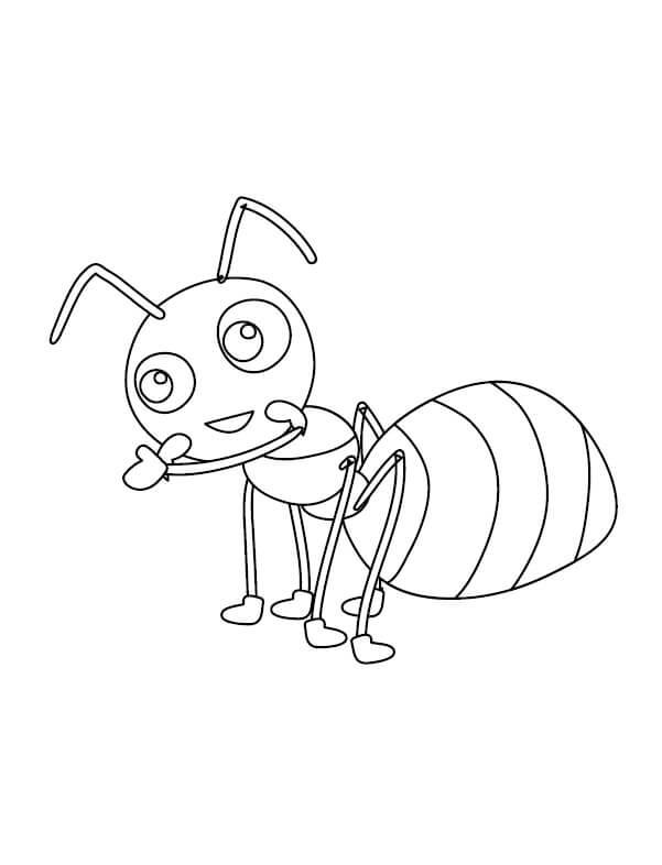 42+ Top Cute Ant Coloring Pages Free Printable