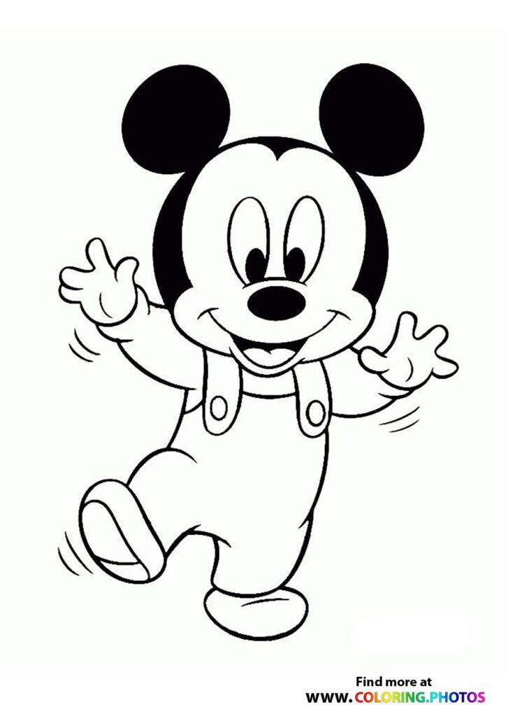 10 Adorable Mickey Mouse Coloring Pages for Disney Enthusiasts