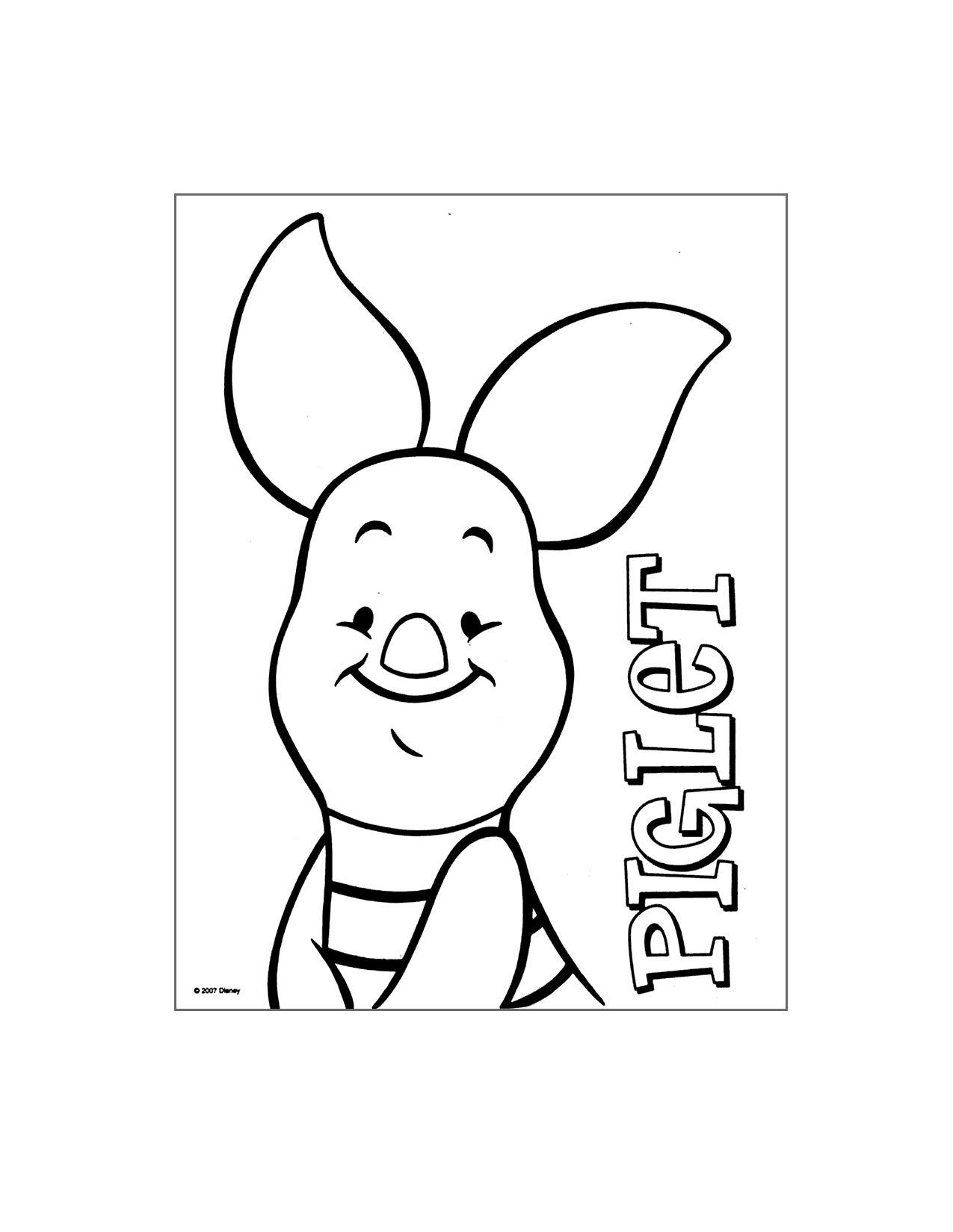 33+ Free Classic Piglet Coloring Pages for Adult