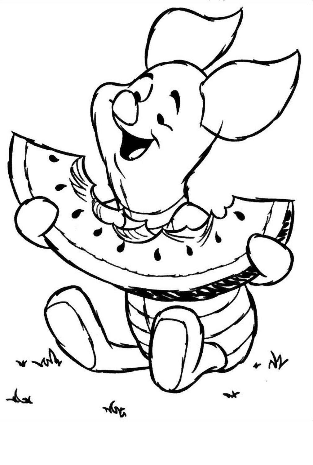 48+ Unique Classic Piglet Coloring Pages Free Printable